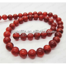 Perles rondes en agate rouge / 4mm / 6mm / 8mm / 10 / mm / 12mm grade A